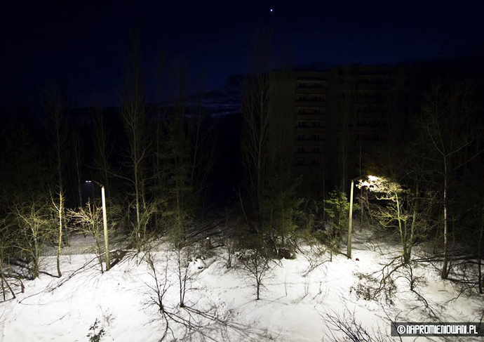 Уличное светодиодное освещение Уличные светодиодные светильники в городе Припять