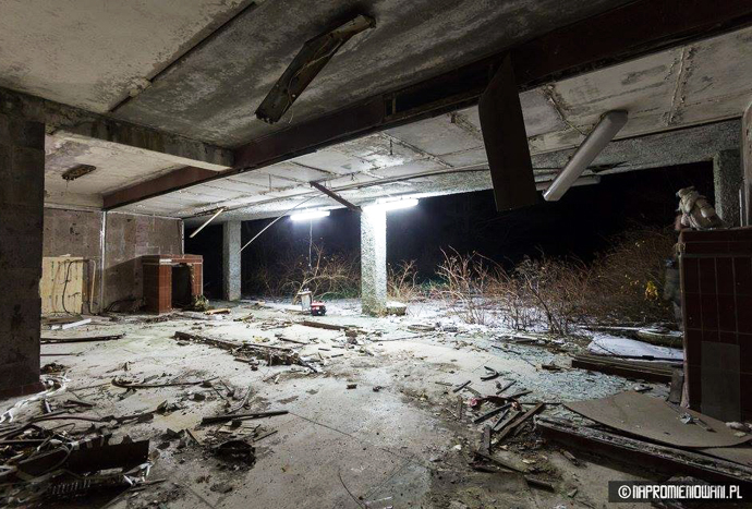 Светодиодное освещение на заводе Юпитер в Припяти Завод Юпитер в городе Припять